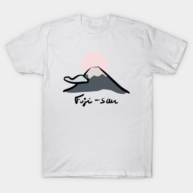 Mount Fuji design T-Shirt by covostudio